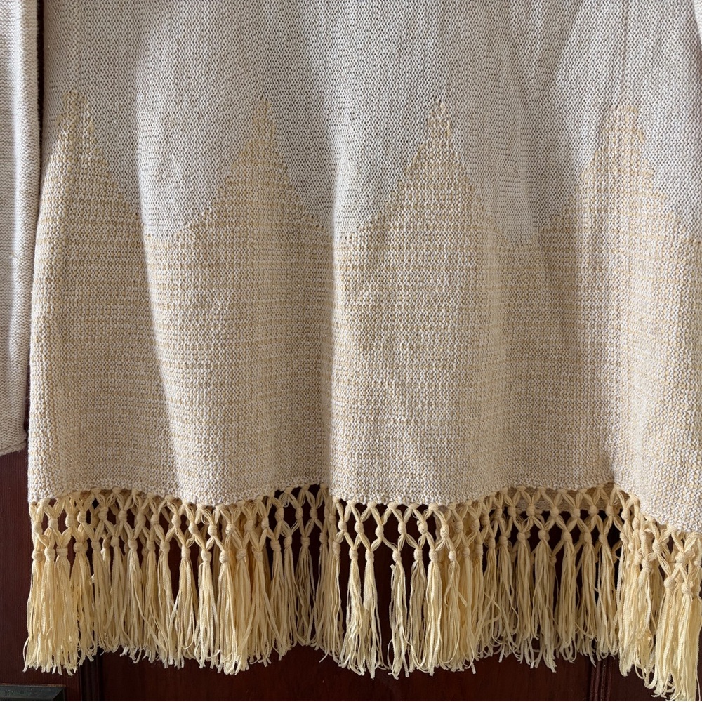 Lilly Pulitzer Tatum Long Fringe Hem
Cardigan Gold Metallic Small - Picture 5 of 12